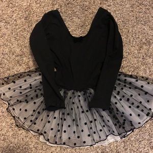 Ballerina leotard with attached tutu